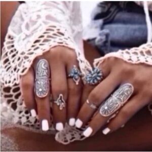 Rare Vintage Spell & The Gypsy Collective Sunrise Sunset Sterling Silver Ring